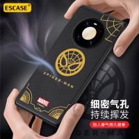 ESCASE 华为mate40Pro手机壳Pro/+保护套5G手机硅胶软边全包防摔刺绣工艺漫威香水壳美国队长盾牌