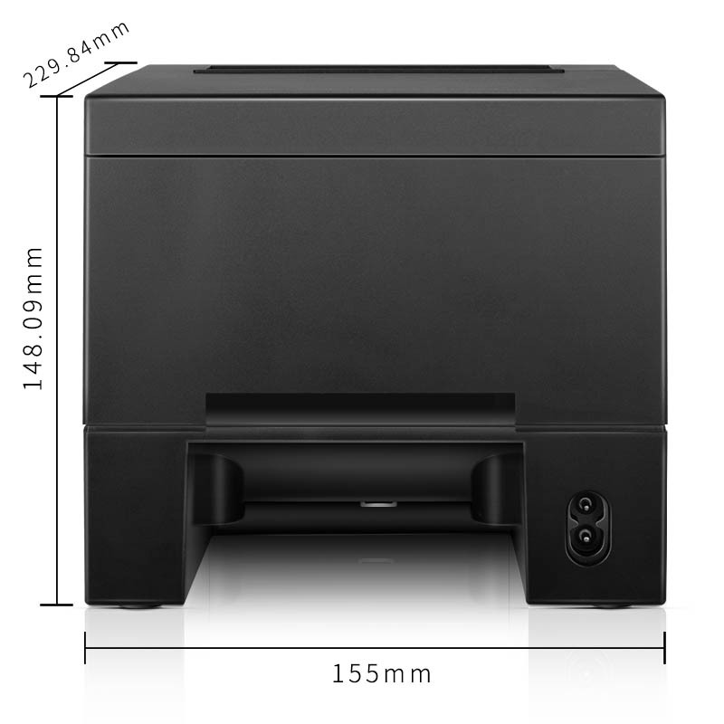 得力(deli)DL-886BW(NEW)标签打印机 蓝牙 APP操控热敏不干胶打印机 电子面单二维码条码标签打印机