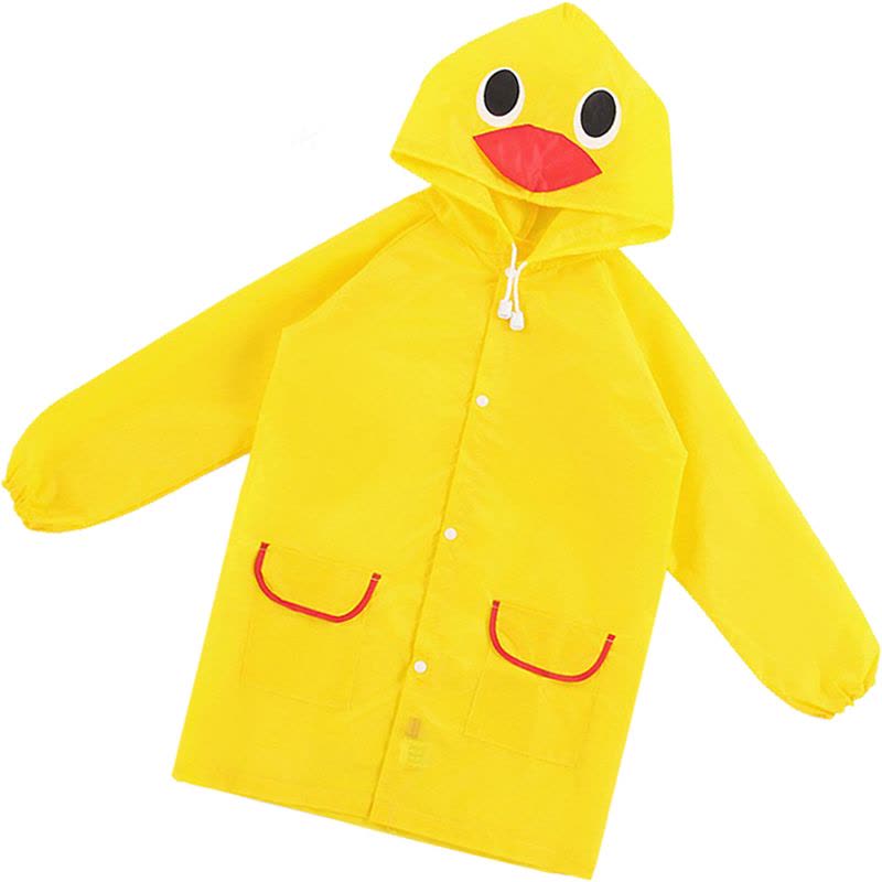 喻娄儿童雨衣幼儿园小学生防水雨衣宝宝防护大童小孩雨披男女童大帽檐图片