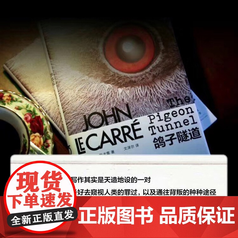 鸽子隧道 约翰勒卡雷著 英国国宝级小说大师勒卡雷回忆录 从军情五处六处的间谍到英国国宝级小说家自传图书籍 上海人民出版社高清大图