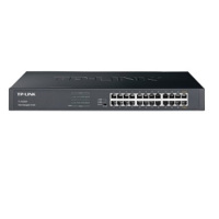 TP-LINK TL-SG2024 24口全千兆核心机架式企业VLAN隔离端口汇聚镜像Web网管监控交换机