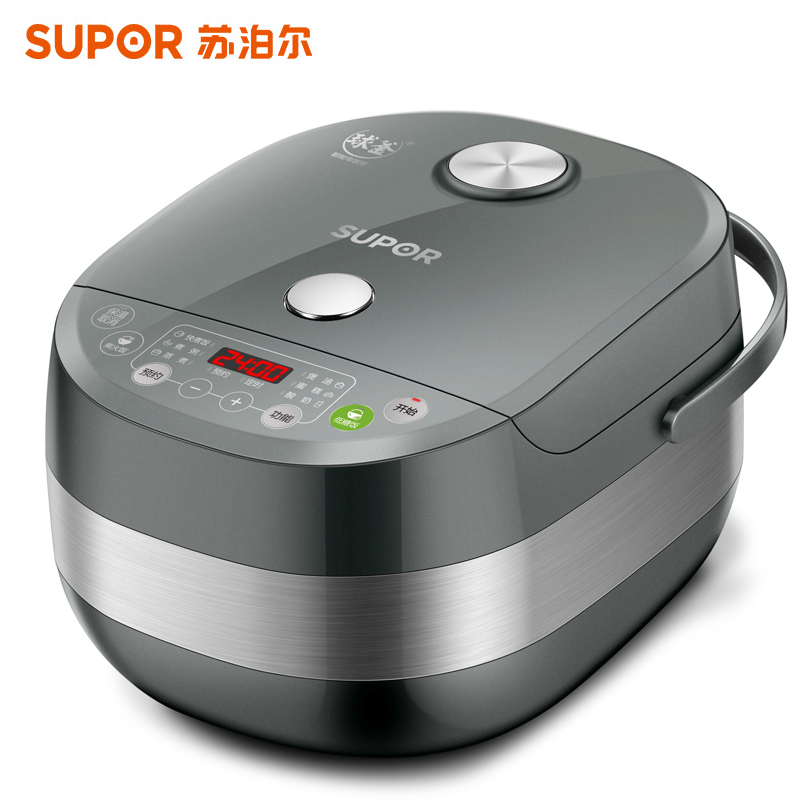 苏泊尔(SUPOR)电饭煲4L/4升家用3-6人健康电饭煲球釜内胆智能预约多功能SF40FC763