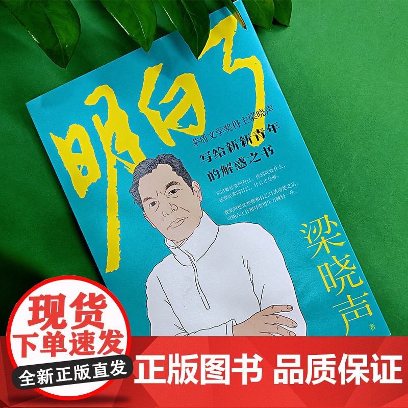 明白了茅盾文学奖得主梁晓声著正版书籍写给新新青年的解惑之术为人处世修身养性自我实现情绪管理书籍人际交往心理学中国散文随笔高清大图