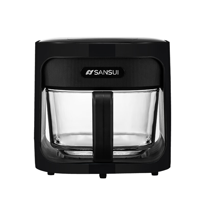山水(SANSUI) 家用大容量多功能可视化空气炸锅4.5L SKZ-A25C/GM-AF01 黑色高清大图
