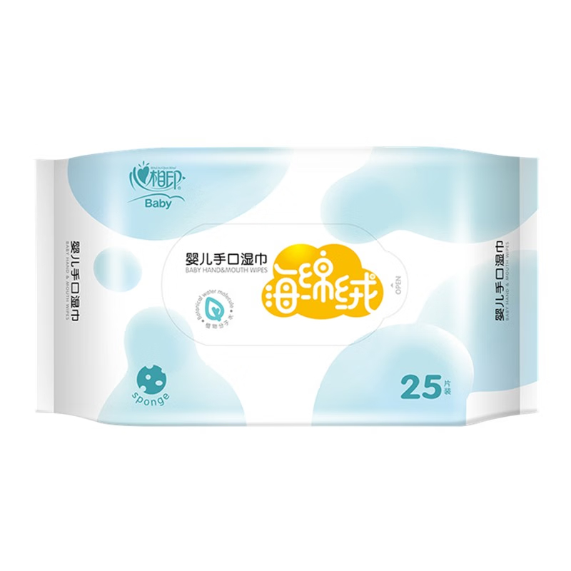 心相印 婴儿系列湿巾25片*10包装 10XYC025(包装)高清大图