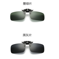 灰片+墨绿片 夹片+夹片专用盒|夜视镜夹片太阳镜男女墨镜偏光镜日夜两用开车驾驶高清防紫外线X1