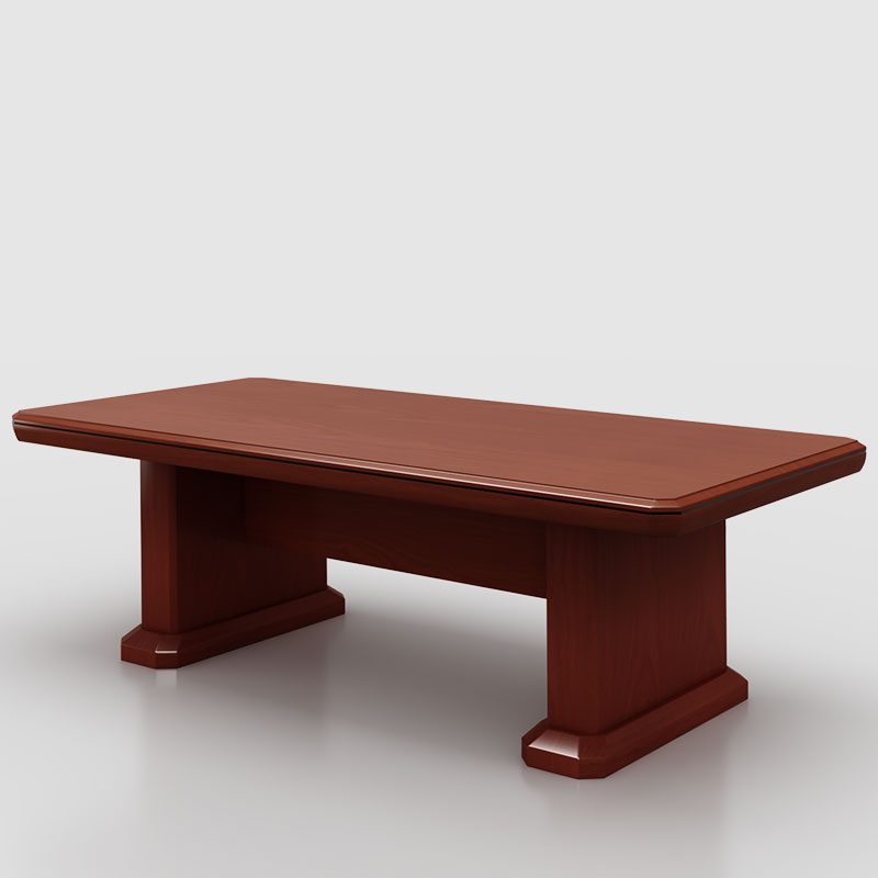 臻远 ZY-QTZ-11办公家具油漆会议桌长桌接待洽谈桌大型会议台桌3.2米高清大图