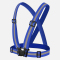 龙云天盾反光可调节背带夜跑代驾弹力臂带腰带交通安全反光背心马甲松紧带蓝色