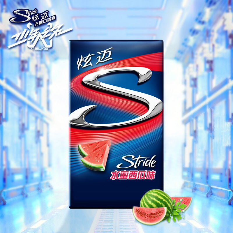 炫迈 无糖口香糖(水蜜西瓜味)50.4g