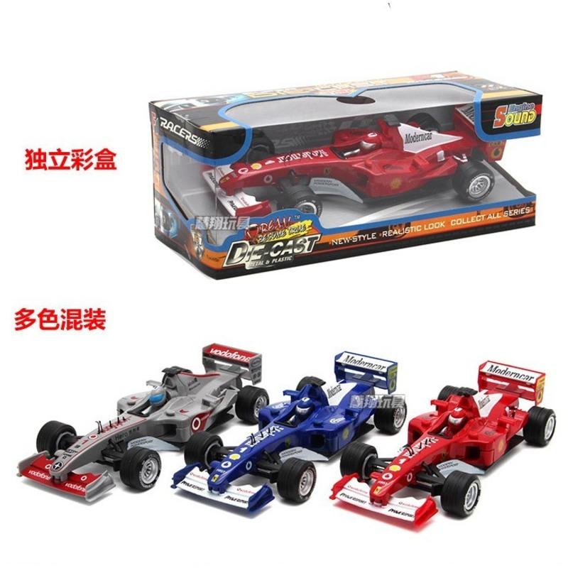 合金F1赛车 男孩玩具1:24劳斯莱斯慧影仿真合金汽车模型摆件四开门带声光回力