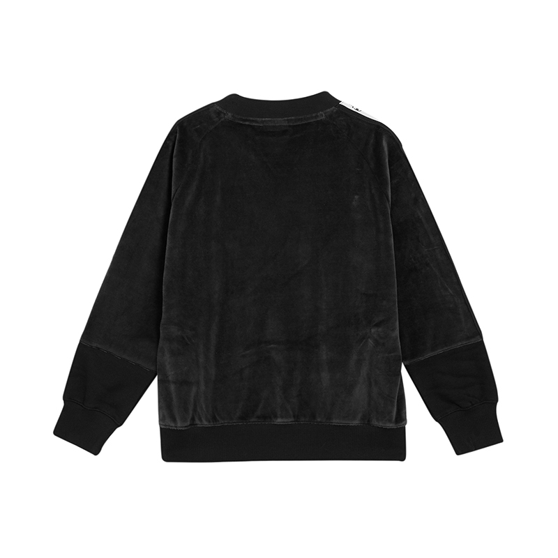 Champion/冠军男女童混纺加绒套头衫经典logo图案高端儿童卫衣/帽衫