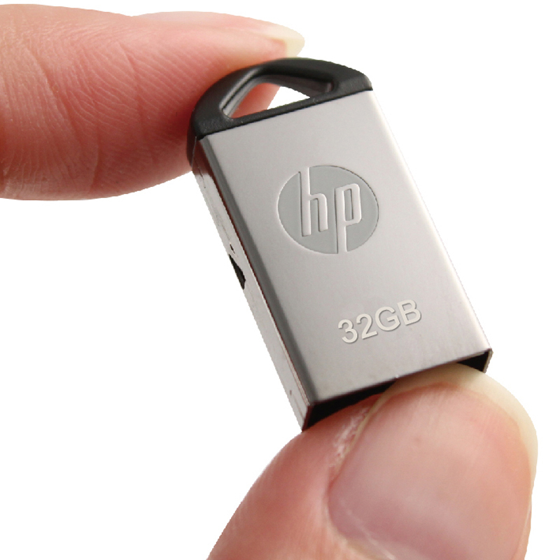 惠普(HP)32GB USB2.0 U盘 v221w 气质金属银色优盘