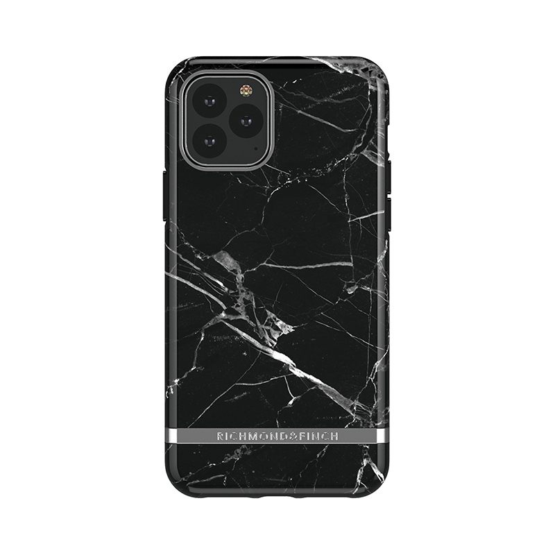 Richmond Finch 经典款 iPhone 11 Pro Max手机壳-黑色大理石