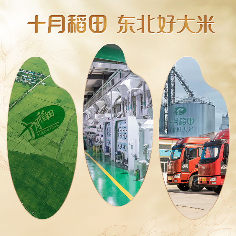 十月稻田 粥米1kg/袋*2袋高清大图