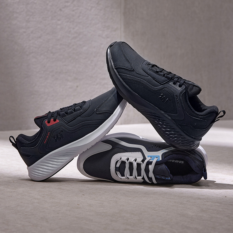 361男鞋运动鞋新款网面轻便跑鞋舒适缓震跑步鞋鞋子男