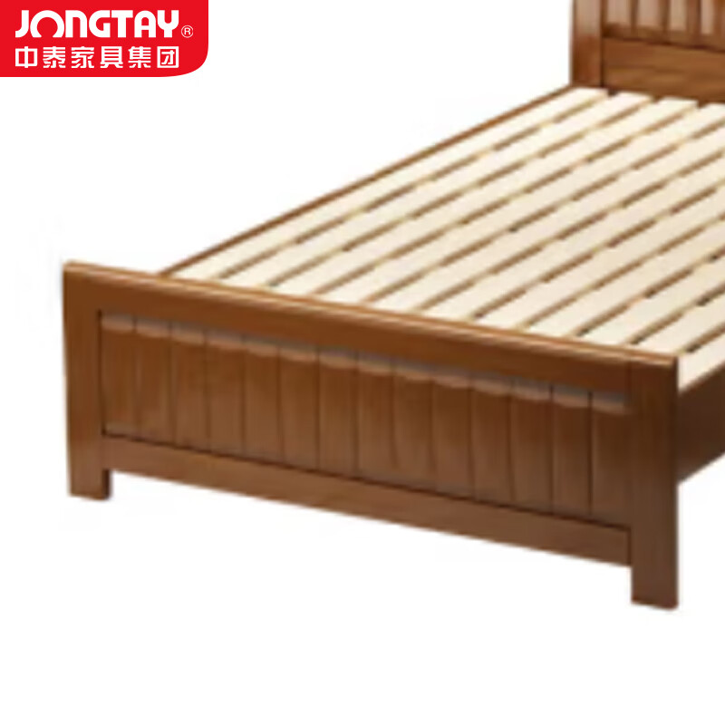 中泰(jongtay)接待床实木床1500mmZJ-J-CDZ59-A 1500*2000*970高清大图