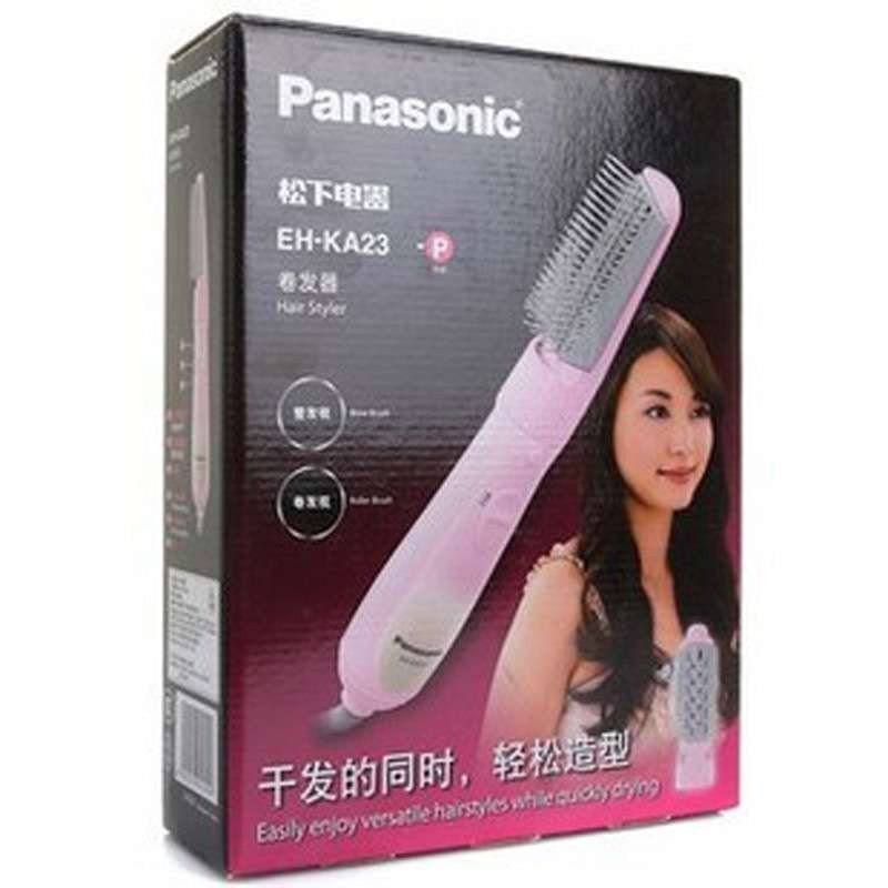 松下 (Panasonic) 卷发棒 EH-KA23-P 卷发器 吹卷造型梳 卷直两用美发器 卷发梳子 烫发棒烫发器高清大图