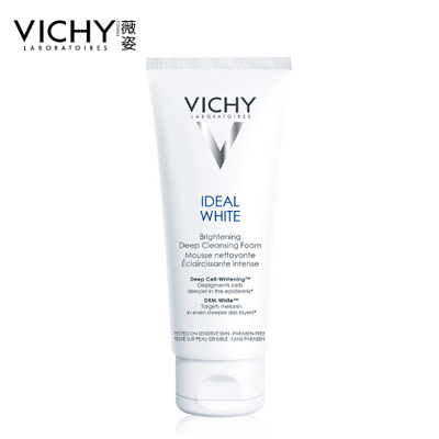 薇姿(VICHY)新科研焕采泡沫洁面霜 100ml 清洁 温和 洗面奶洁面膏