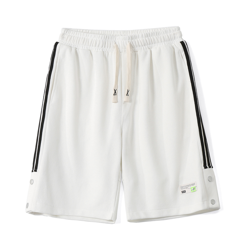 真维斯夏季港风ins排扣短裤外穿夏季宽松日系潮流休闲运动五分裤