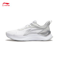 李宁(LI-NING) 跑步鞋女款 ARHU024-4 标准白/水滴灰 美码4.5-9(参考码数对照表并备注)