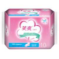 笑爽卫生巾230mm日用棉柔丝薄超薄10片装801