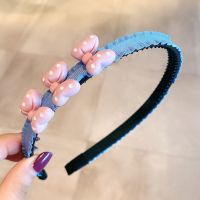 韩国儿童发卡女孩发箍公主带齿防滑碎发可爱女童超萌宝宝头箍头饰 粉色蝴蝶1个装