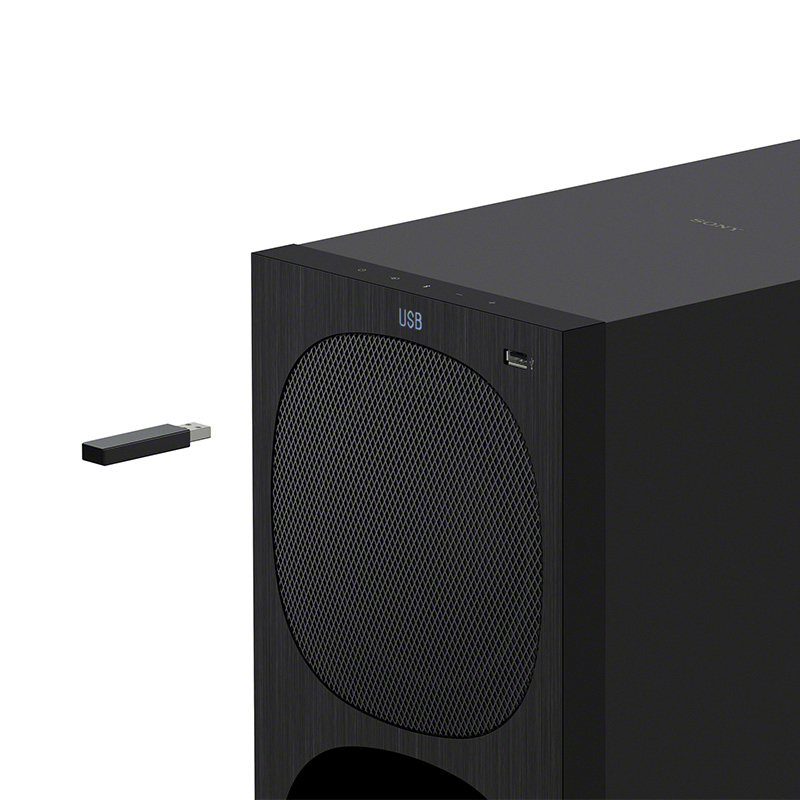 索尼(SONY) HT-S40R 5.1声道实体环绕电视回音壁SoundBar音响音箱后置环绕家庭影院客厅组合套装 黑色