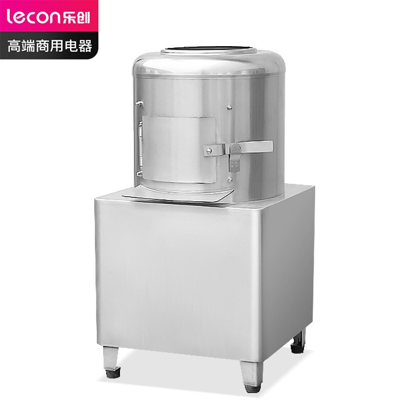 乐创(lecon)土豆脱皮机商用 酒店饭店马铃薯脱皮磨皮机 200kg/h LC-J-XTP10