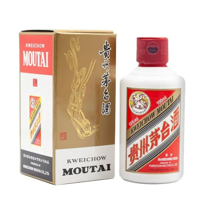 茅台 飞天茅台小可爱 53度酱香型 100ml*10 礼盒装白酒