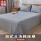 深蓝大格-超柔触感/适合裸睡 120x210cm 床单单件 冬天磨毛单人床单学生宿舍床冬季被单单品双人床水洗棉床单单件