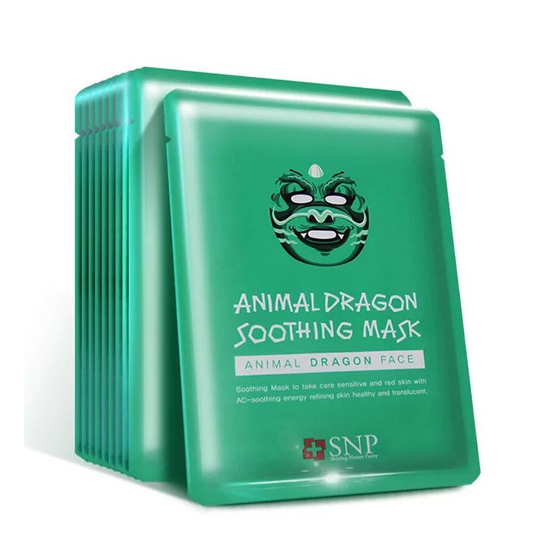 SNP(斯内普)龙形舒缓面膜25ml*10(补水保湿 男女士 动物面膜)品牌直供