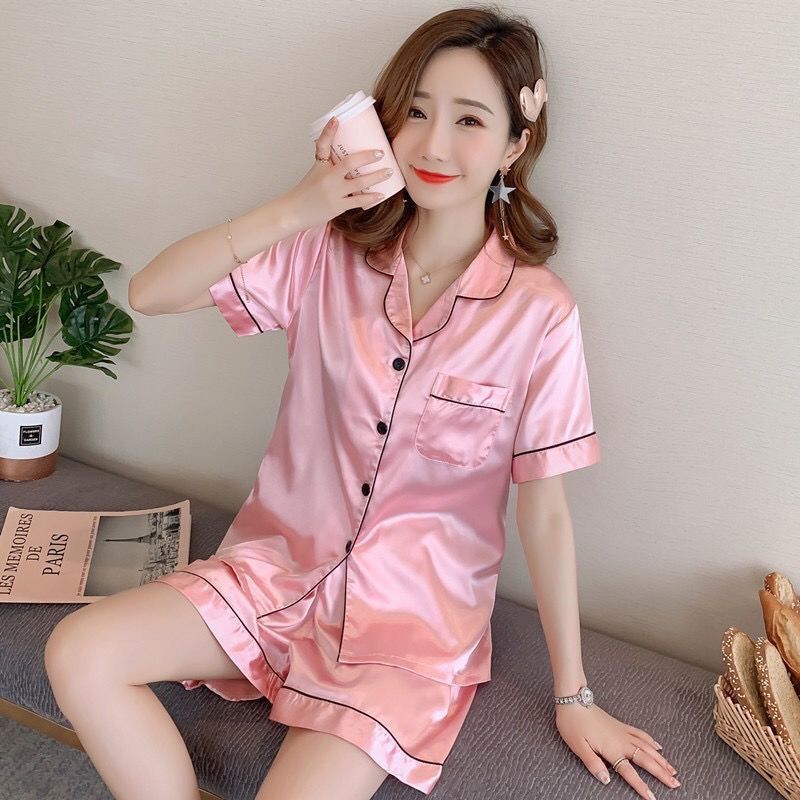 图书>两性关系>性>图书其它>玫红色无袖短裤m80-95斤冰丝睡衣女夏季