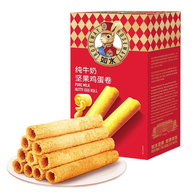 如水鸡蛋卷香酥薄脆金黄焦香层层易碎唇齿留香150g