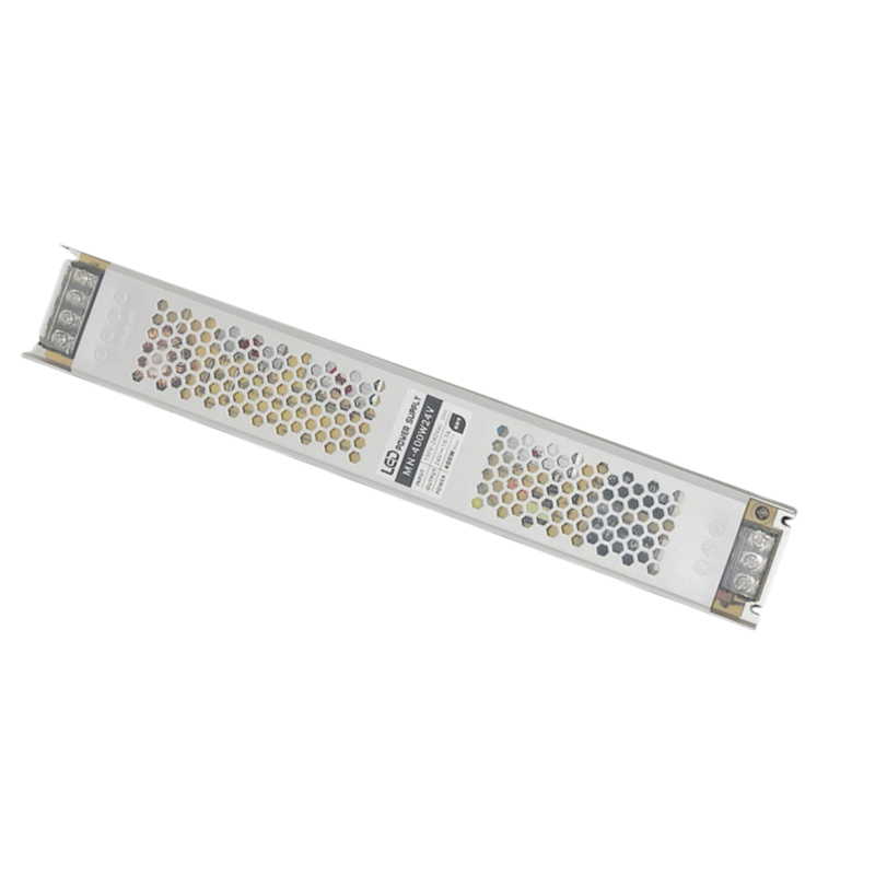 超薄长条LED灯箱开关电源变压器控制器220转直流开关电源24V16.7A400W长条高清大图