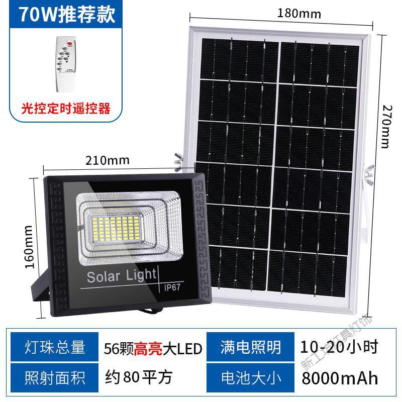苏宁放心购 太阳能户外灯庭院路灯光伏超亮家用led感应农乡村照明一拖二室内