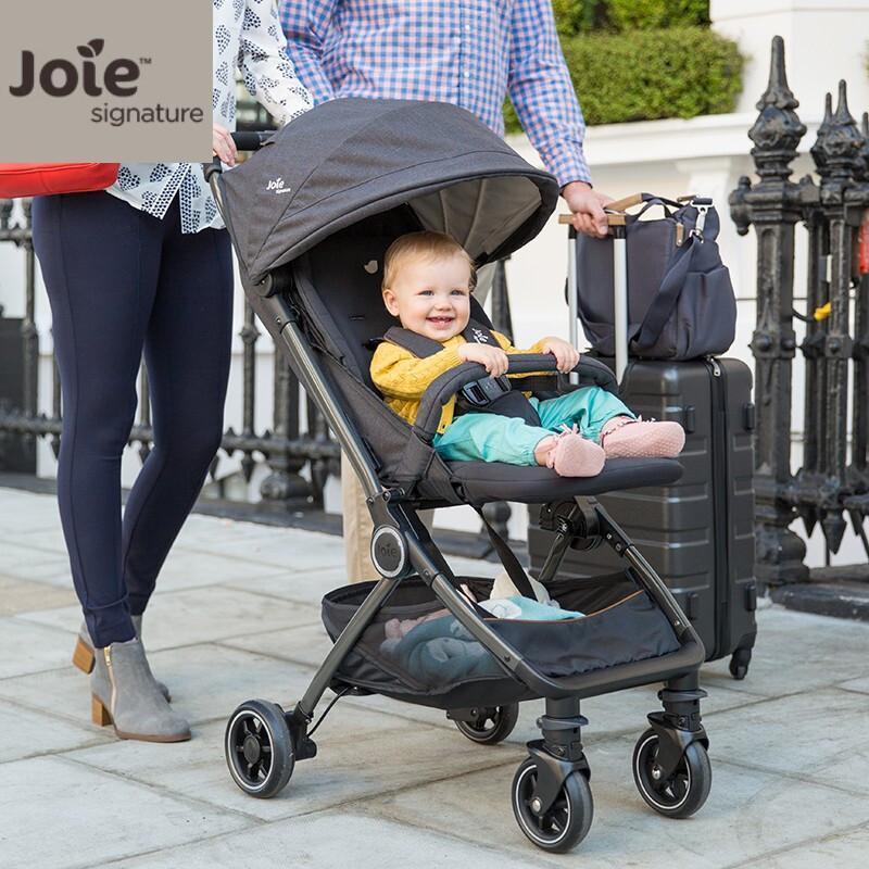 英国巧儿宜Joie婴儿推车高景观可躺轻便折叠可登机宝宝伞车手推车飞行精灵flex-Signature 黑色