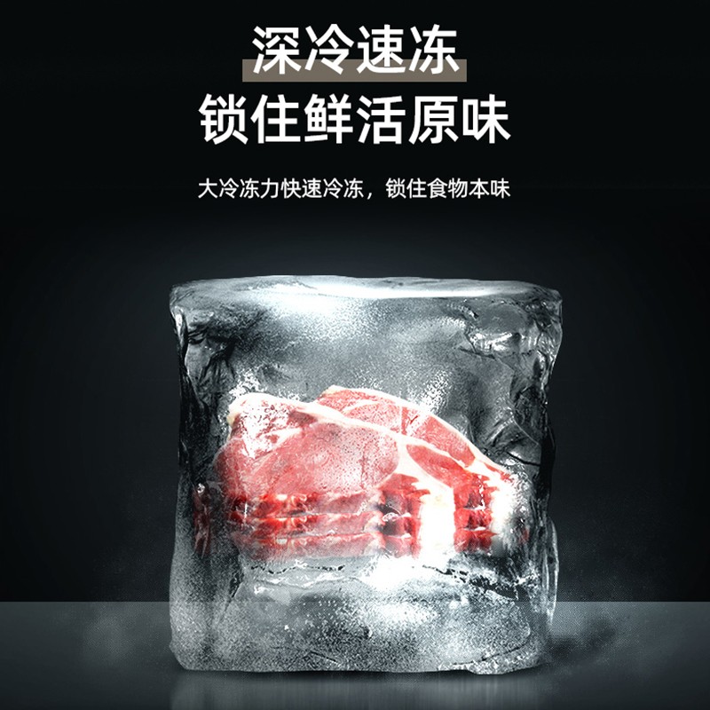 荣事达(Royalstar)四门三温法式冰箱冷藏冷冻软冷冻家用大容量多门电冰箱节能冰箱BCD-301M9RGZ深空金高清大图