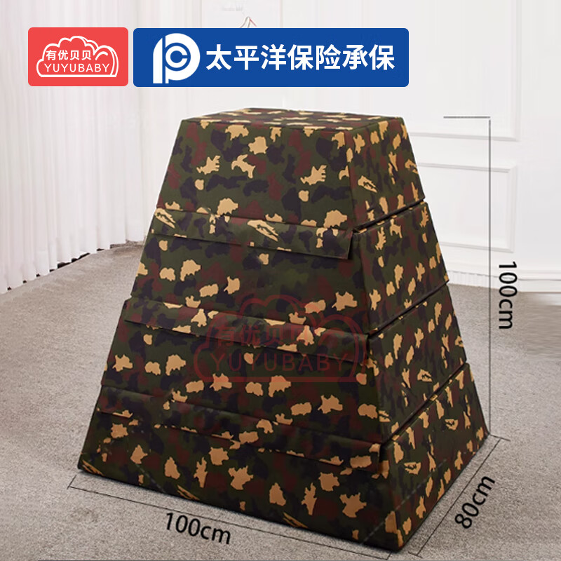 有优贝贝儿童体能训练器材软体跳马箱幼儿园感统跳跃玩具跳箱高清大图