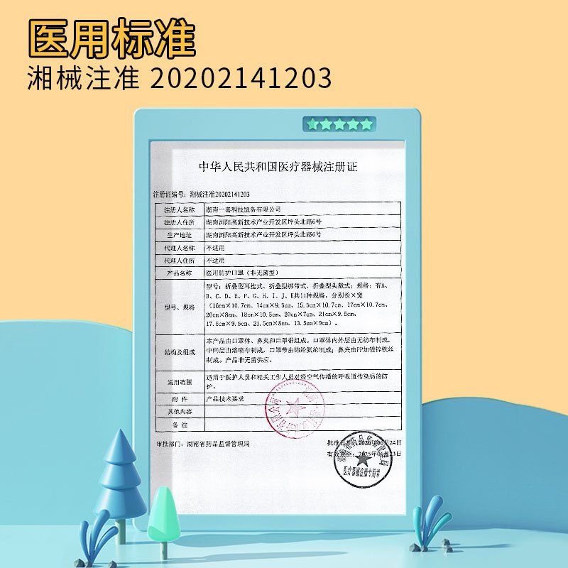 儿童n95级医用防护口罩医疗级别3d立体专用官方正品小学生上学国标2299