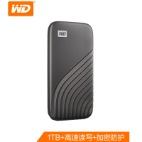 西部数据(WD)500GB Type-C固态移动硬盘(PSSD) My Passport随行SSD版 深空灰