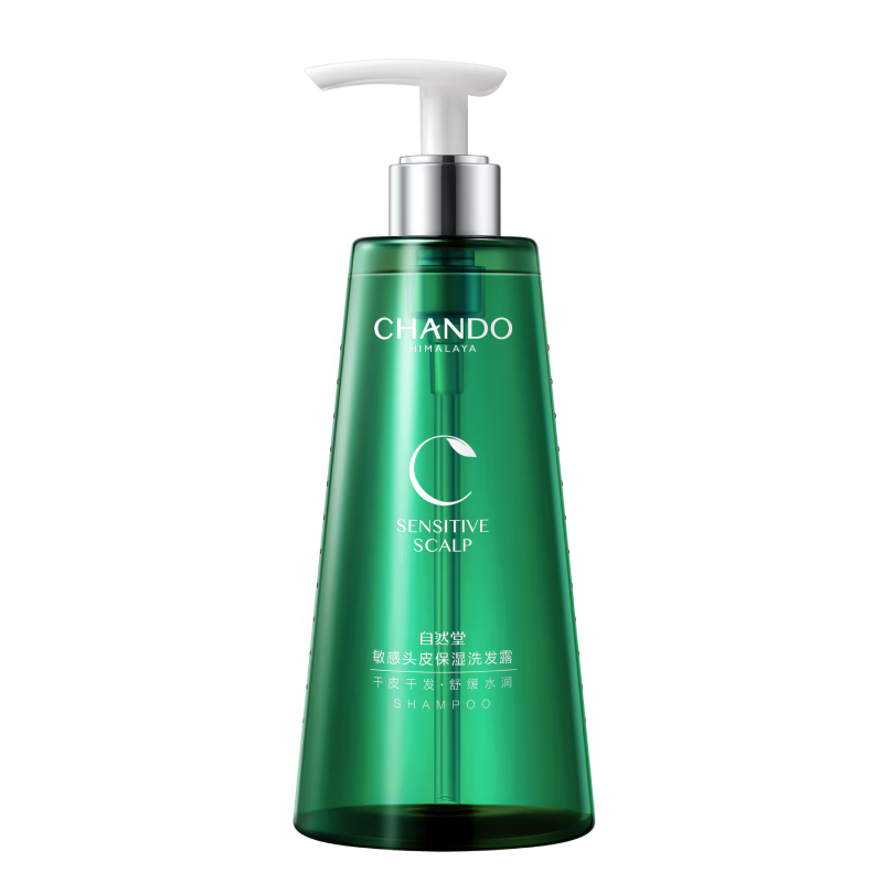 自然堂 头皮护理敏感头皮 保湿洗发露550mL