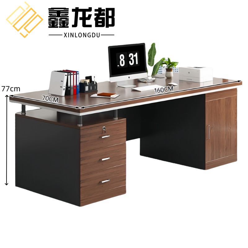 鑫龙都职员桌办公桌高清大图