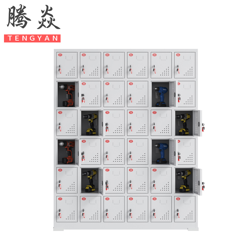 腾焱工具充电柜36门台高清大图