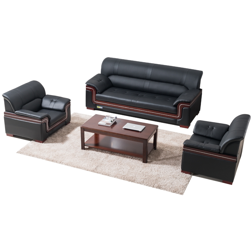 三金鑫 办公家具办公沙发现代简约商务定制沙发会客办公室沙发商务接待会客