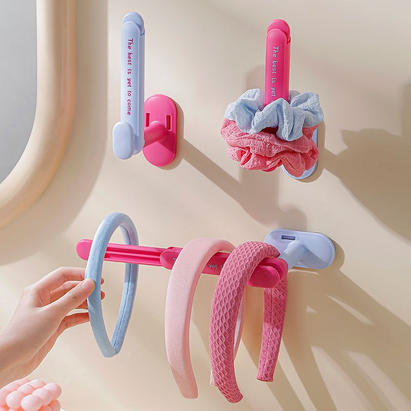 梵特 多巴胺厨房衣柜门后伸缩挂钩入户壁挂墙壁衣帽钩衣架免打孔