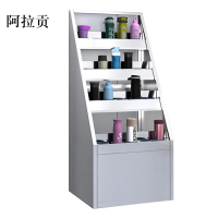 阿拉贡304不锈钢员工车间多格茶杯放置收纳柜20位水杯架1250*550*490