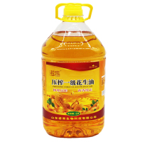 诺来 压榨一级纯花生油6L食用油桶装