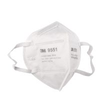 3M 9551口罩 KN95 防飞沫防飞溅防工业粉尘防雾霾 pm2.5耳戴式 环保装1袋 (50只/袋)