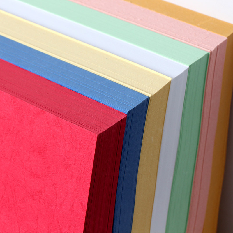 皮纹纸a4 封皮纸160克装订皮彩纸a3  297*460mm 胶装机封皮纸 包标书