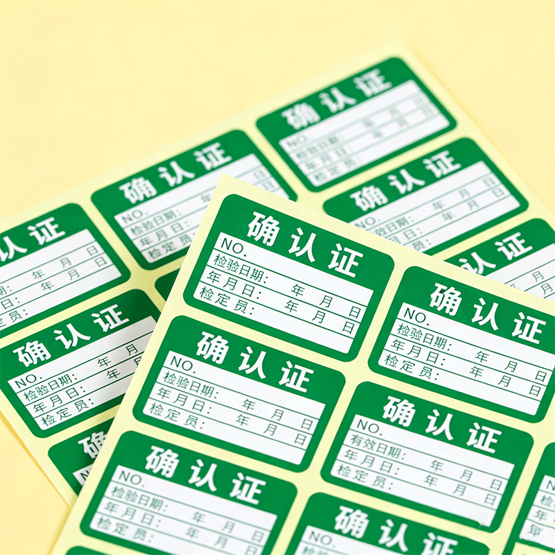 华夏京铁城 防水标签 3*2cm个高清大图